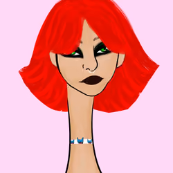 Long Neckie Lady #1231