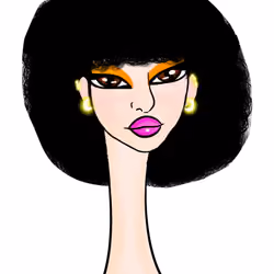 Long Neckie Lady #1324