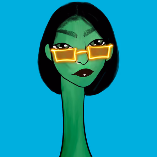 Long Neckie Lady #2801