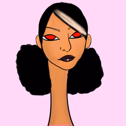 Long Neckie Lady #1217