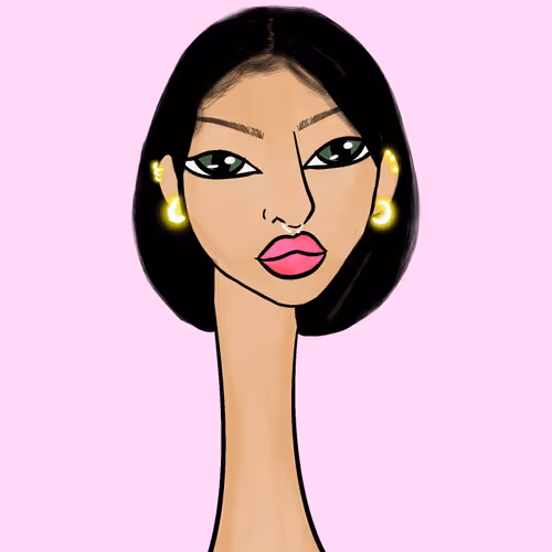 Long Neckie Lady #3232