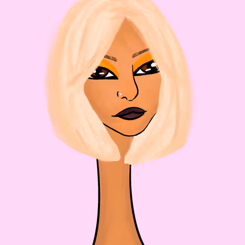 Long Neckie Lady #3211