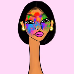 Long Neckie Lady #2643