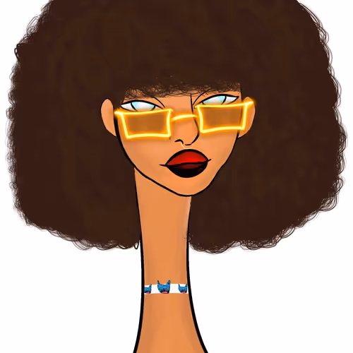 Long Neckie Lady #3233