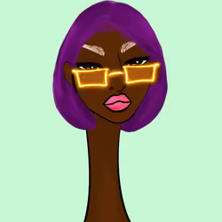 Long Neckie Lady #884