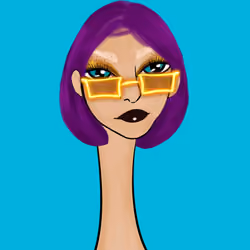 Long Neckie Lady #1833