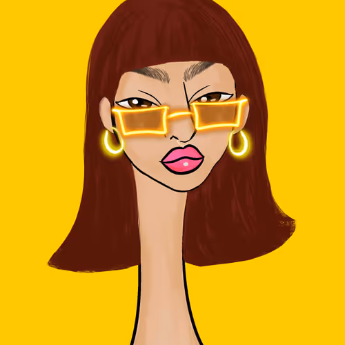 Long Neckie Lady #1013