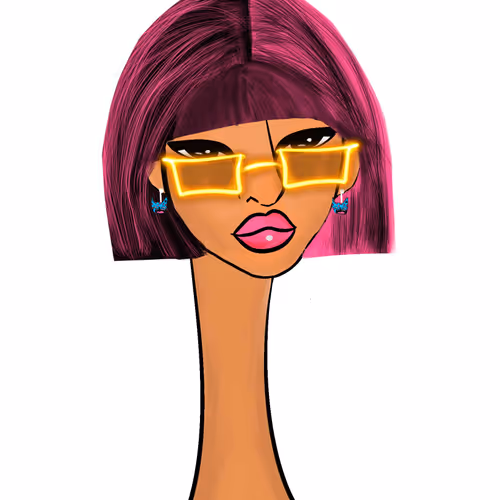 Long Neckie Lady #2715
