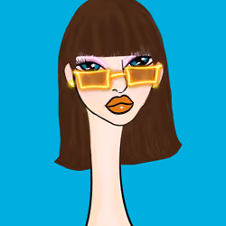 Long Neckie Lady #3042
