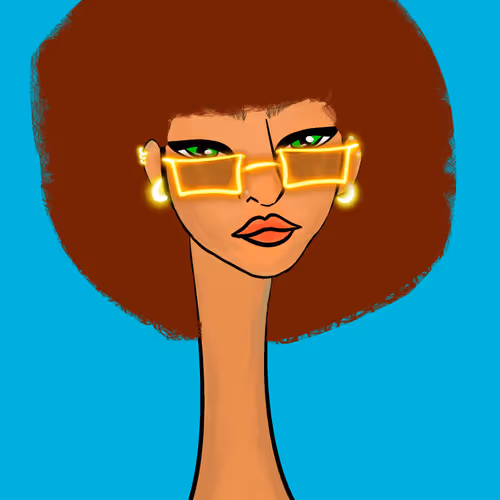 Long Neckie Lady #1708