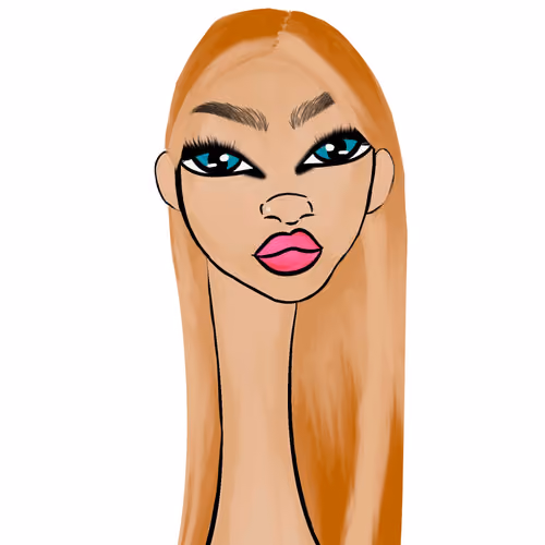 Long Neckie Lady #1642