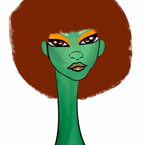 Long Neckie Lady #2188