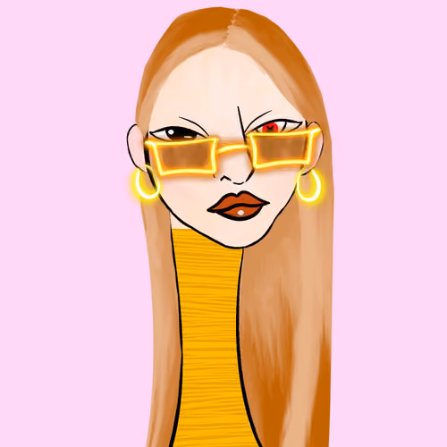 Long Neckie Lady #712