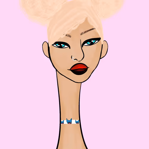 Long Neckie Lady #2846