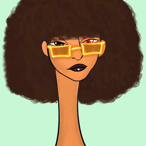Long Neckie Lady #1090
