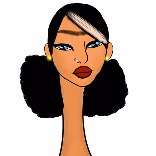 Long Neckie Lady #2574