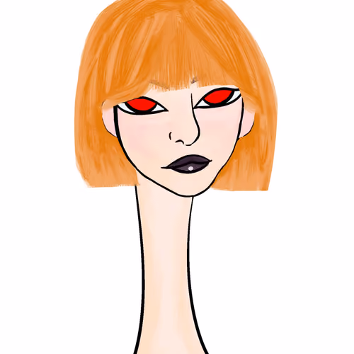 Long Neckie Lady #2363