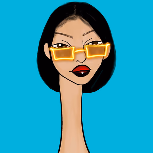 Long Neckie Lady #3276