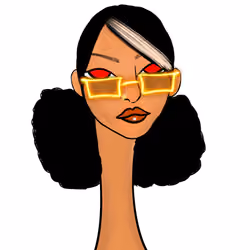 Long Neckie Lady #3110
