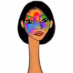Long Neckie Lady #2784