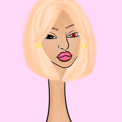 Long Neckie Lady #1427