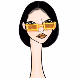Long Neckie Lady #2422