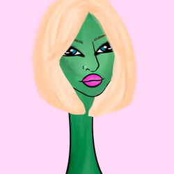 Long Neckie Lady #1078