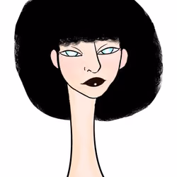 Long Neckie Lady #3205