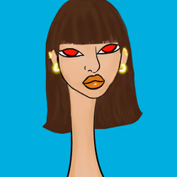Long Neckie Lady #2060