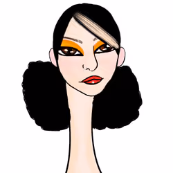 Long Neckie Lady #2940