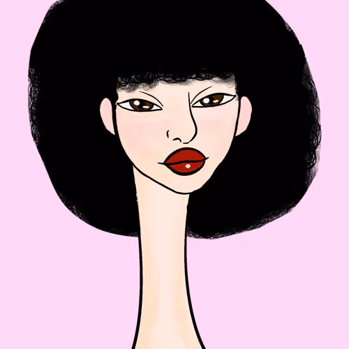 Long Neckie Lady #773