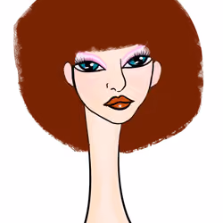 Long Neckie Lady #1084