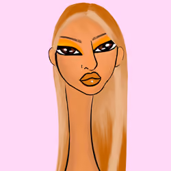 Long Neckie Lady #425