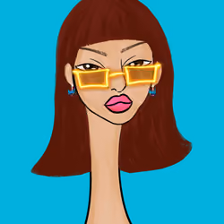 Long Neckie Lady #2201