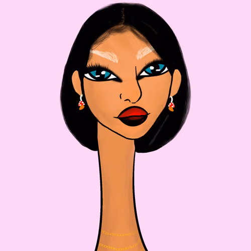Long Neckie Lady #1694