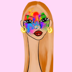 Long Neckie Lady #3041