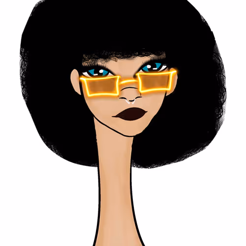 Long Neckie Lady #1127