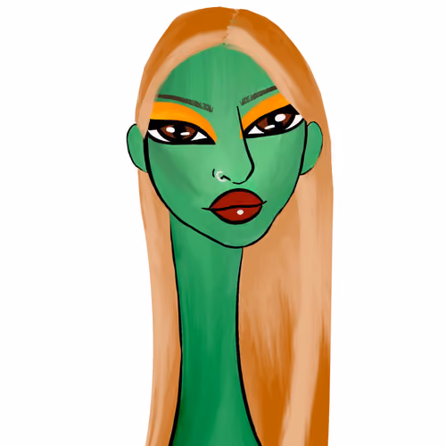 Long Neckie Lady #2336