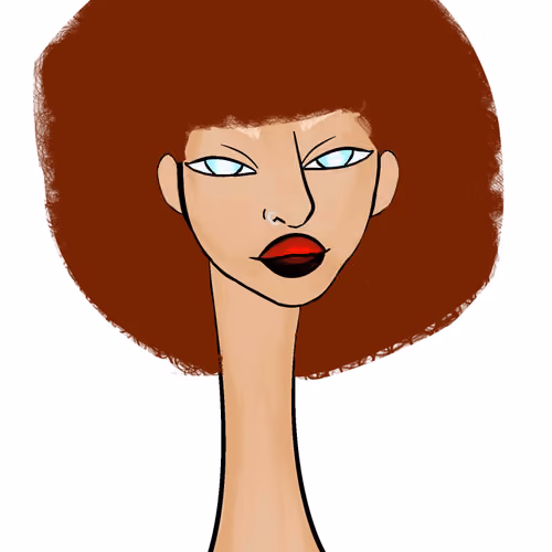 Long Neckie Lady #1368