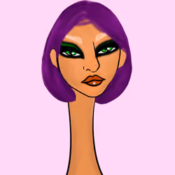 Long Neckie Lady #2047