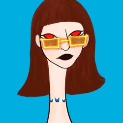 Long Neckie Lady #3319