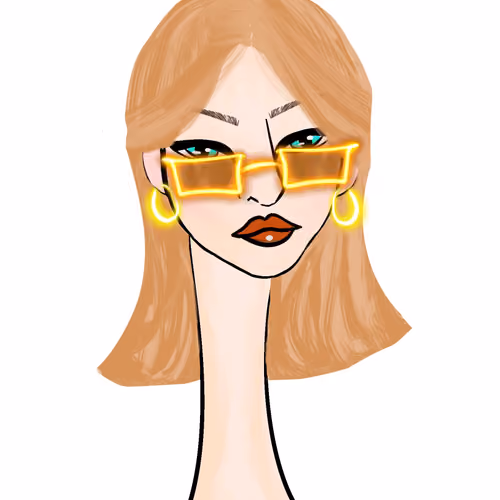 Long Neckie Lady #1671