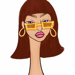 Long Neckie Lady #2699