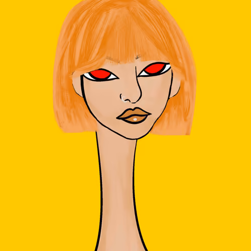Long Neckie Lady #143