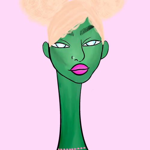Long Neckie Lady #2554