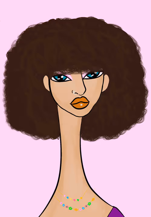 Long Neckie Lady #3321