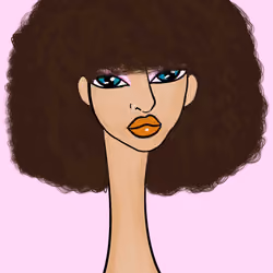 Long Neckie Lady #3321