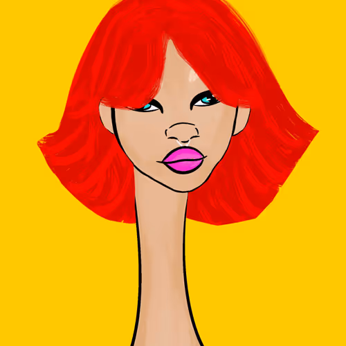 Long Neckie Lady #42