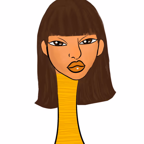 Long Neckie Lady #2696