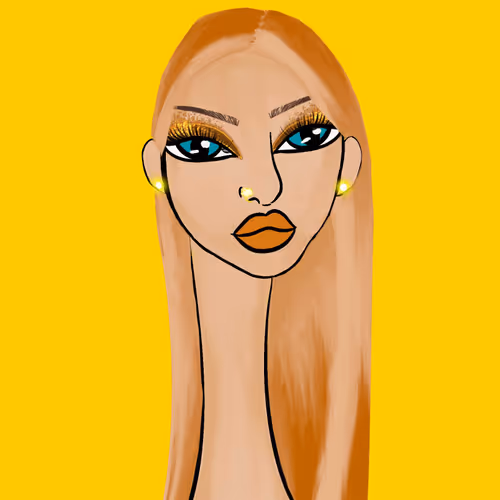 Long Neckie Lady #689